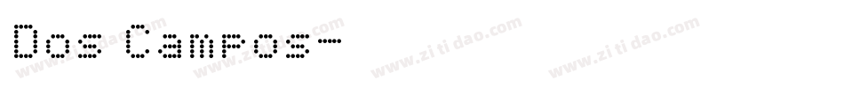 Dos Campos字体转换